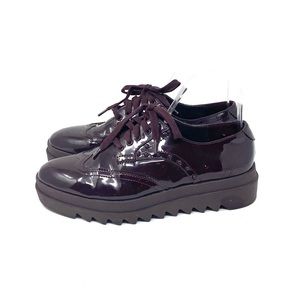 Zara Burgundy Oxfords